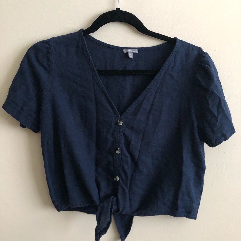 Navy Button Up Shirt
